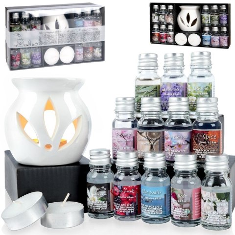 Kominek zapachowy z olejkami ceramiczny dyfuzor do olejków 15-ele EXCELLENT HOUSEWARE 569398