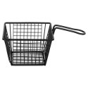 Koszyk na frytki do serwowania frytek metalowy czarny 22x13x8cm EXCELLENT HOUSEWARE 259730