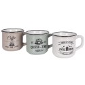 Kubki ceramiczne do kawy herbaty 160 ml zestaw kubków 3 sztuki SIAKI COLLECTION 139109