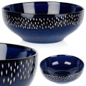 Miska sałatkowa do sałatki ceramiczna granatowa 25cm 2.8L SIAKI COLLECTION 139713