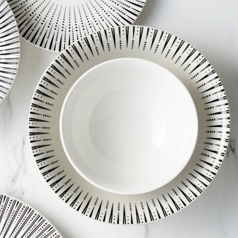 Miska sałatkowa do sałatki surówki porcelanowa IRIS 23cm 1.4L NAVA 10-099-314