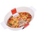Naczynie żaroodporne do pieczenia ceramiczne białe owalne 31.5x19.5x6cm ALPINA 259299