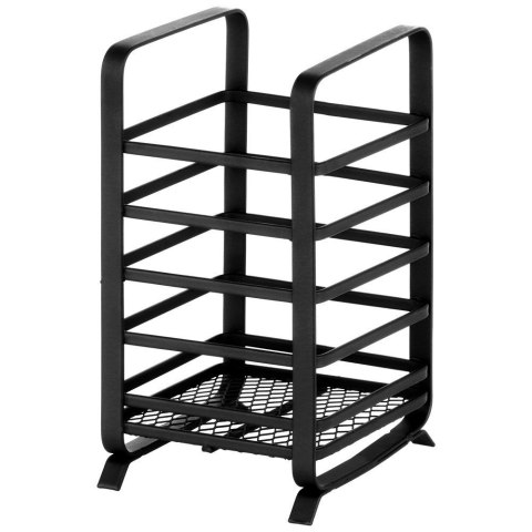 Ociekacz stojak na sztućce metalowy czarny MISTY 17.5cm NAVA 10-186-030