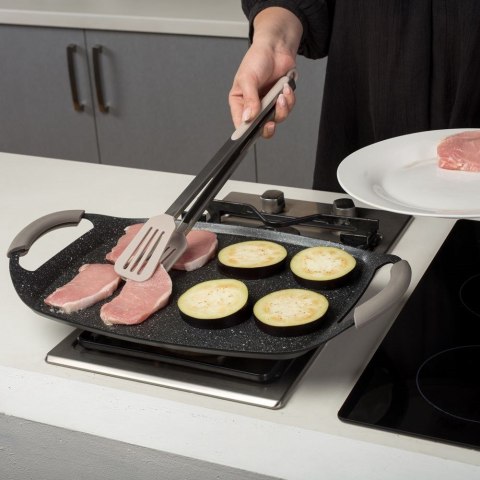 Płyta do grillowania pieczenia smażenia granitowa FUNTZIO 48x29cm NAVA 10-144-004