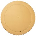 Podkład pod tort ciasto złoty okrągły 32 cm gruby sztywny ORION 871411