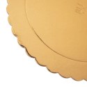 Podkład pod tort ciasto złoty okrągły 32 cm gruby sztywny ORION 871411
