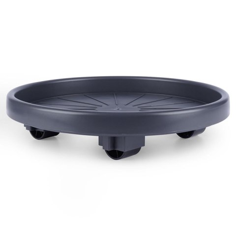 Podstawka stojak pod doniczkę donicę okrągła na kółkach podkładka 30 cm PROGARDEN 339484