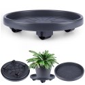 Podstawka stojak pod doniczkę donicę okrągła na kółkach podkładka 30 cm PROGARDEN 339484