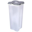 Pojemnik na produkty sypkie płatki mąkę kawę z dozownikiem dzielony 3L EXCELLENT HOUSEWARE 259388