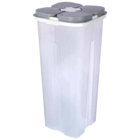 Pojemnik na produkty sypkie płatki mąkę kawę z dozownikiem dzielony 3L EXCELLENT HOUSEWARE 259388