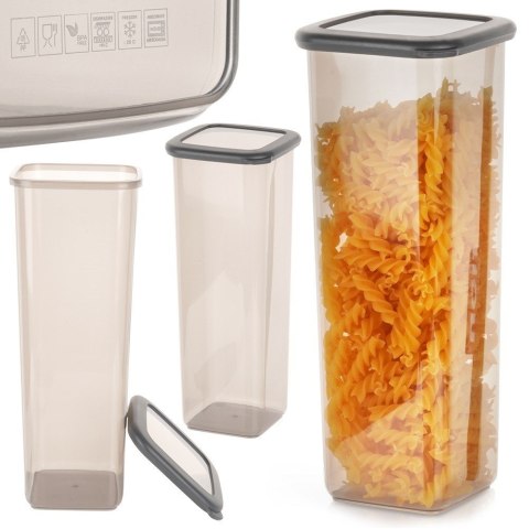 Pojemnik na produkty sypkie suche płatki śniadaniowe z pokrywką 2L EXCELLENT HOUSEWARE 229176