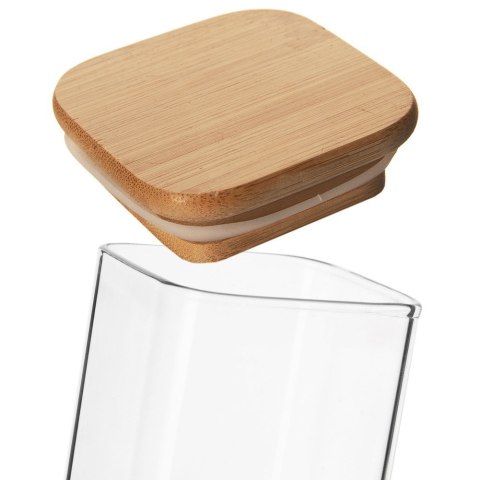Pojemnik na produkty sypkie suche szklany z pokrywką i uszczelką 320 ml ORION 127583