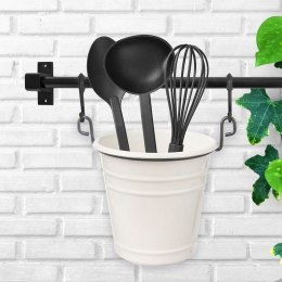 Pojemnik na przybory kuchenne zawieszany biały pudełko RADKA ORION 150698