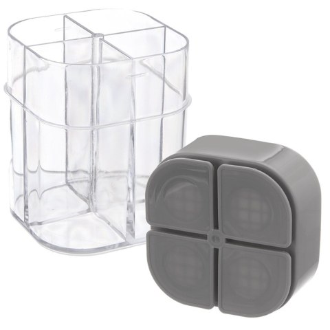 Pojemnik na przyprawy + naklejki etykiety 4 przegrody przyprawnik KEMP ORION 155114