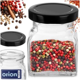 Pojemnik na przyprawy szklany 120ml słoik słoiczek organizer ORION 155118