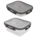 Pojemnik na żywność składany silikonowy z pokrywką i uszczelką KEMP 1L ORION 127159