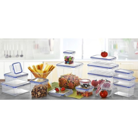 Pojemnik plastikowy na żywność z pokrywką i uszczelką z kratką 2.6L HOBBY LIFE 124297