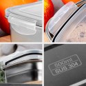 Pojemnik stalowy na żywność z pokrywką i uszczelką 500 ml EXCELLENT HOUSEWARE 229212