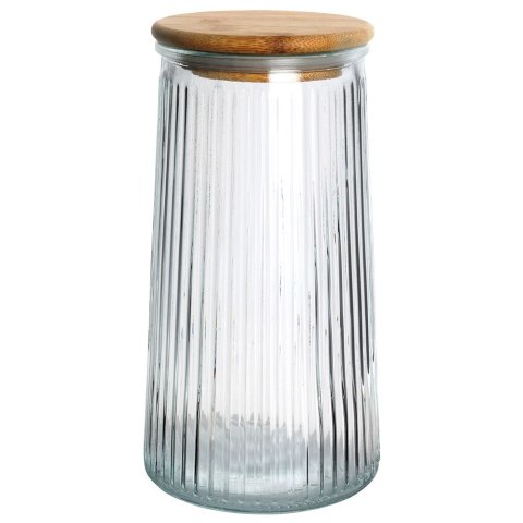 Pojemnik szklany na produkty sypkie suche z pokrywką i uszczelką 1.3L EXCELLENT HOUSEWARE 229122
