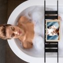 Półka łazienkowa na wannę bambusowa czarna 68 cm BATHROOM SOLUTIONS 567007