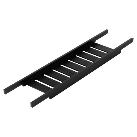 Półka łazienkowa na wannę bambusowa czarna 68 cm BATHROOM SOLUTIONS 567007