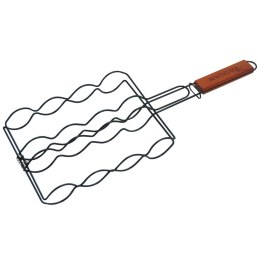 Ruszt kratka do grilla grillowania kiełbas ryb mięsa warzyw 50x19cm VAGGAN 111138