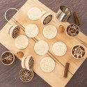 Stempel do dekorowania ciastek dekorator drewniany choinka ORION 127440