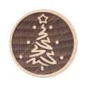 Stempel do dekorowania ciastek dekorator drewniany choinka ORION 127440