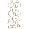 Stojak na wino butelki wina metalowy złoty do 8 butelek 23x48cm TRENDS4YOU 229032