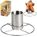 Stojak ruszt do pieczenia całego kurczaka do piekarnika na grilla 20x10.5cm BBQ COLLECTION 259281