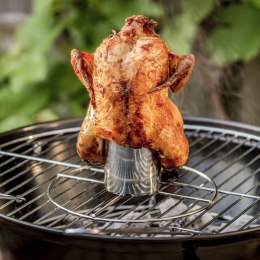 Stojak ruszt do pieczenia całego kurczaka do piekarnika na grilla 20x10.5cm BBQ COLLECTION 259281