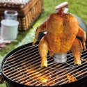 Stojak ruszt do pieczenia całego kurczaka do piekarnika na grilla 20x10.5cm BBQ COLLECTION 259281
