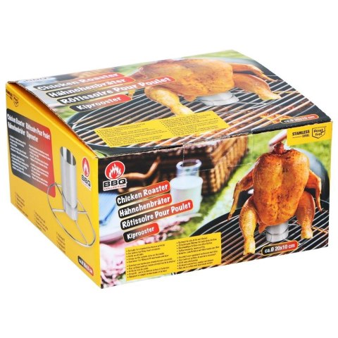 Stojak ruszt do pieczenia całego kurczaka do piekarnika na grilla 20x10.5cm BBQ COLLECTION 259281