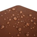 Stolnica do ciasta silikonowa mata kuchenna gruba brązowa 40x30cm SILLINIE ORION 750365