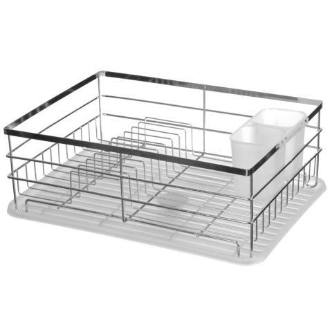 Suszarka do naczyń metalowa stojąca ociekacz na naczynia 43 x 32 x 14 cm BRUNBESTE BB-3435