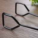Szczypce grillowe kuchenne do grilla na grill metalowe czarne 31.5cm BBQ 489164