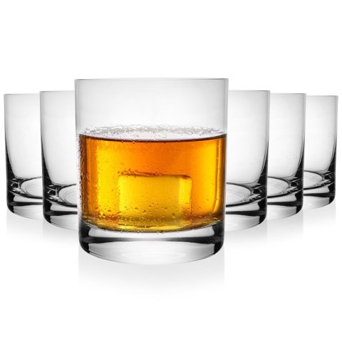 Szklanki do napojów drinków whisky 300ml 6 szt zestaw szklanek komplet LAV 129342