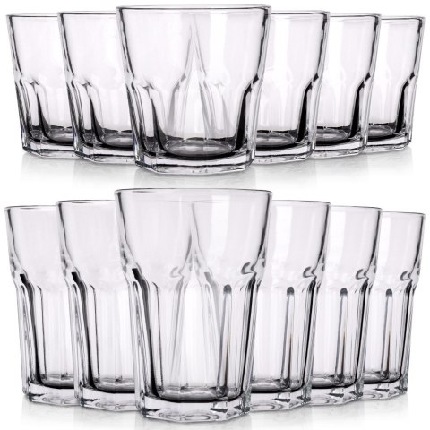 Szklanki do napojów zimnych mix 230 / 330ml 12 szt zestaw szklanek EXCELLENT HOUSEWARE 139427
