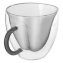 Szklanki termiczne z podwójną ścianką do kawy i herbaty 280ml 2-ele ORION 129491