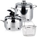 Szybkowar garnek ciśnieniowy na gaz zestaw szybkowarów 3.5 + 5L PROFI ORION 113044