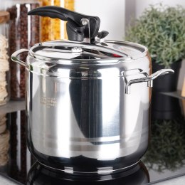 Szybkowar stalowy na gaz indukcja garnek ciśnieniowy PROFI 7L ORION 111733