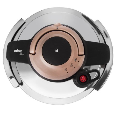 Szybkowar stalowy na gaz z automatycznym zamykaniem DRONE 5L ORION 113185