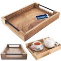 Taca drewniana do serwowania przekąsek MANGO 35.5x25.5x5.5cm ORION 153880