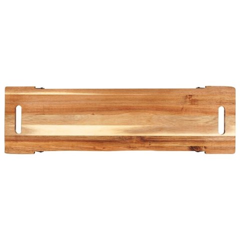 Taca drewniana do serwowania przekąsek na nóżkach stolik 67.5x19.5x7.5cm EXCELLENT HOUSEWARE 139204