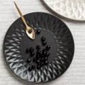 Talerz deserowy ceramiczny czarny SOHO 20cm NAVA 10-141-121