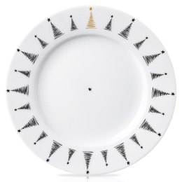 Talerz deserowy porcelanowy CHOINKA 20cm ORION 129583