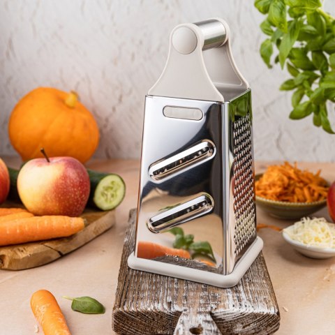 Tarka do warzyw, 4-stronna, stal nierdzewna, KINGHOFF KH-1992