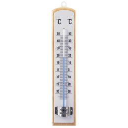 Termometr analogowy uniwersalny drewniany zewnętrzny wewnętrzny 21cm ORION 830228