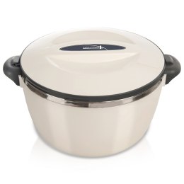 Termos obiadowy stalowy termomisa na zupę lody duży kremowy TERMO 3,5L ORION 128523