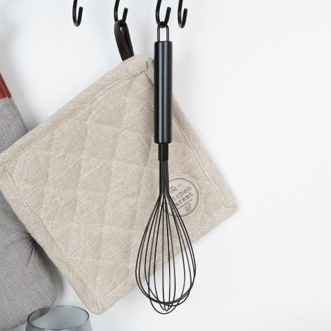 Trzepaczka do ubijania jajek piany ubijak ubijaczka stalowa czarna 29cm EXCELLENT HOUSEWARE 259717